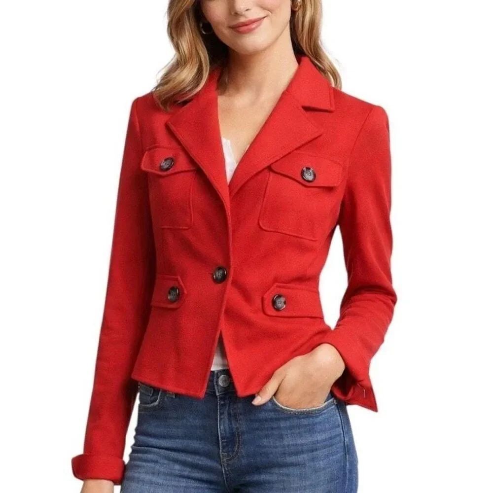 ✨CAbi The Little Red Sz 6 Jacket✨